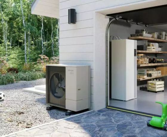 Pompe à chaleur Atlantic Alféa Excellia S Duo intégrée dans un logement
